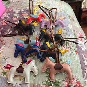 Colorful Horse-Shaped Keychains for Kids